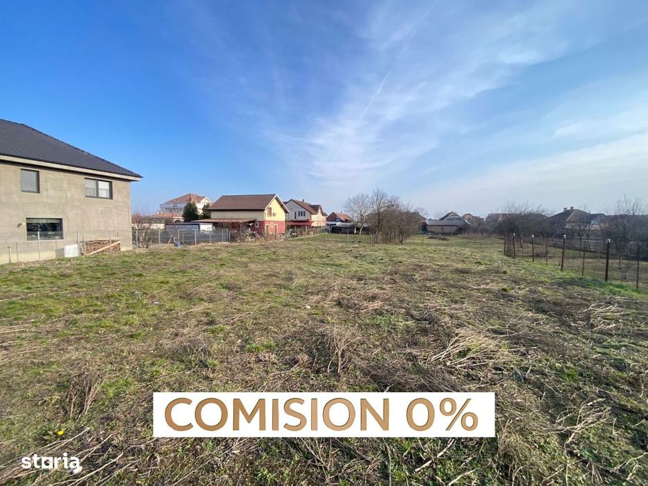 Comision 0%, Teren Premium 1100Mp, Centru Utvin, Toate Utilitățile