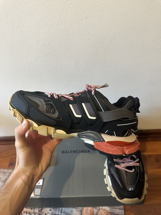 Balenciaga Track Black Grey Red