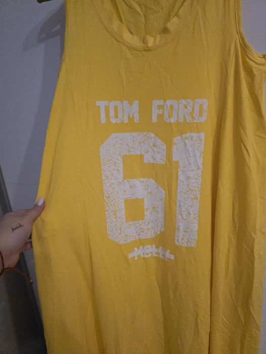 Лятна жълта рокля Tom Ford