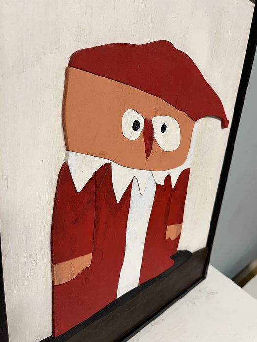 Авторско дървено пано