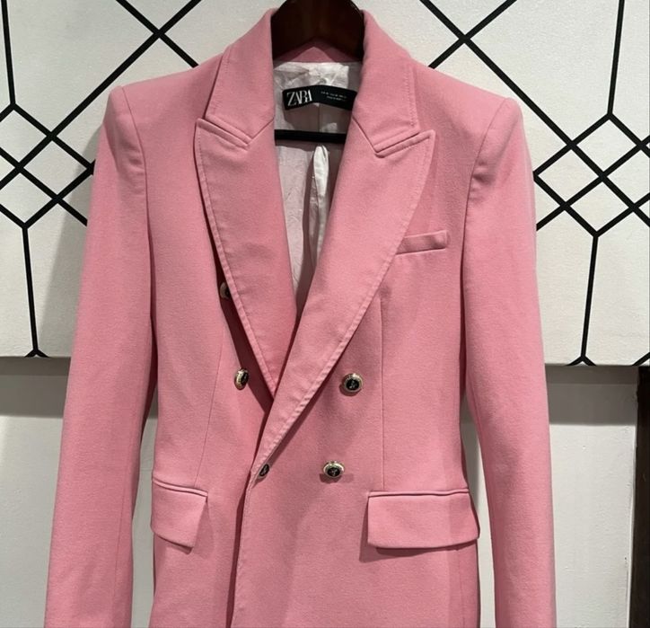 Розовый пиджак Zara