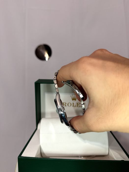 Ceas Rolex Argintiu Premium // Oyster Perpetual Date //