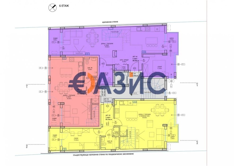 Продава се Четиристаен апартамент в Бургас, Център - 127 кв.м за 1366 €/кв.м - Снимка #11