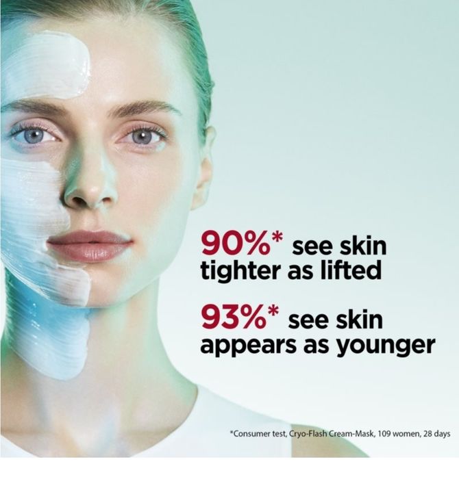 Masca hidratanta anti-imbatranire de fata Clarins Cryo-Flash, 75 ml