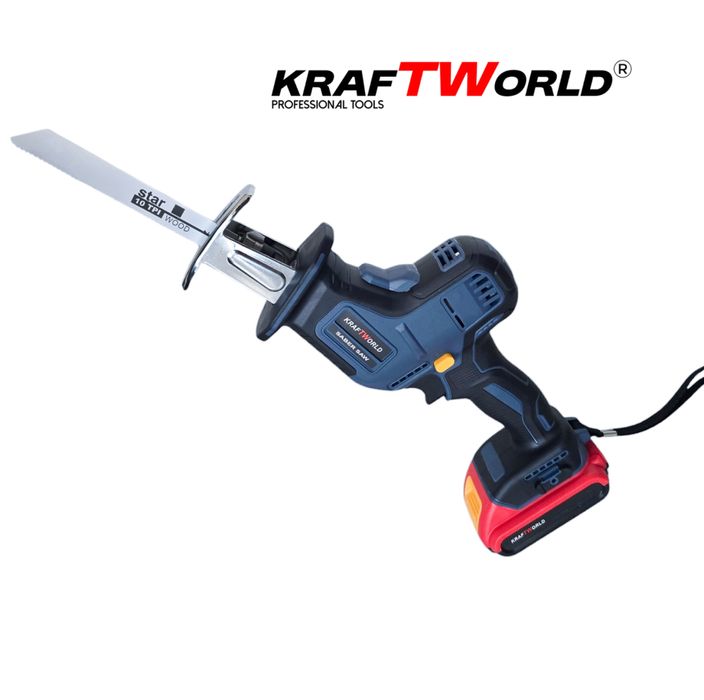 Акумулаторен Саблен Трион Kraft-Германия Безчетков, Компактен и Мощен!