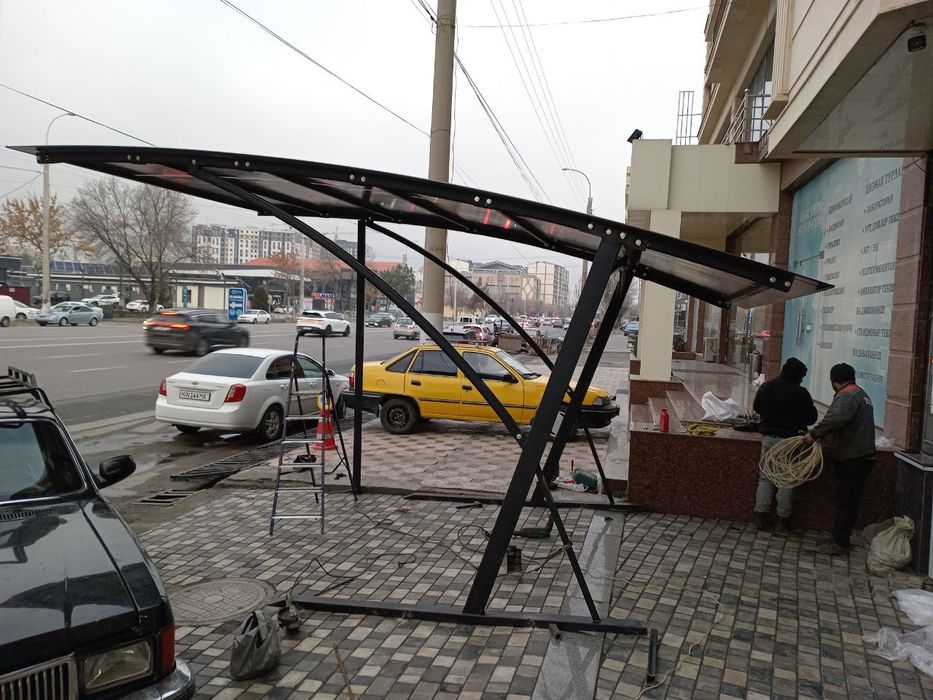 Avto naves (авто_навес)- ясаймиз урнатамиз