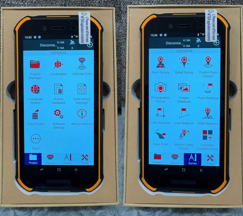 Controler DOOGEE S40 PRO - ANDROID SURPRO 6,0 gnss RTK rompos