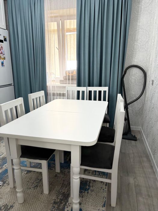 Стол и стулья комплекта  стулья 6шт комплекта