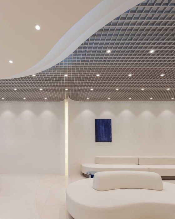 Потолки грильято от производителя, реечные, армстронг, дизайнерские