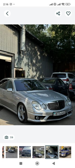 Бампер Мерседес W 211 под 6,3 AMG