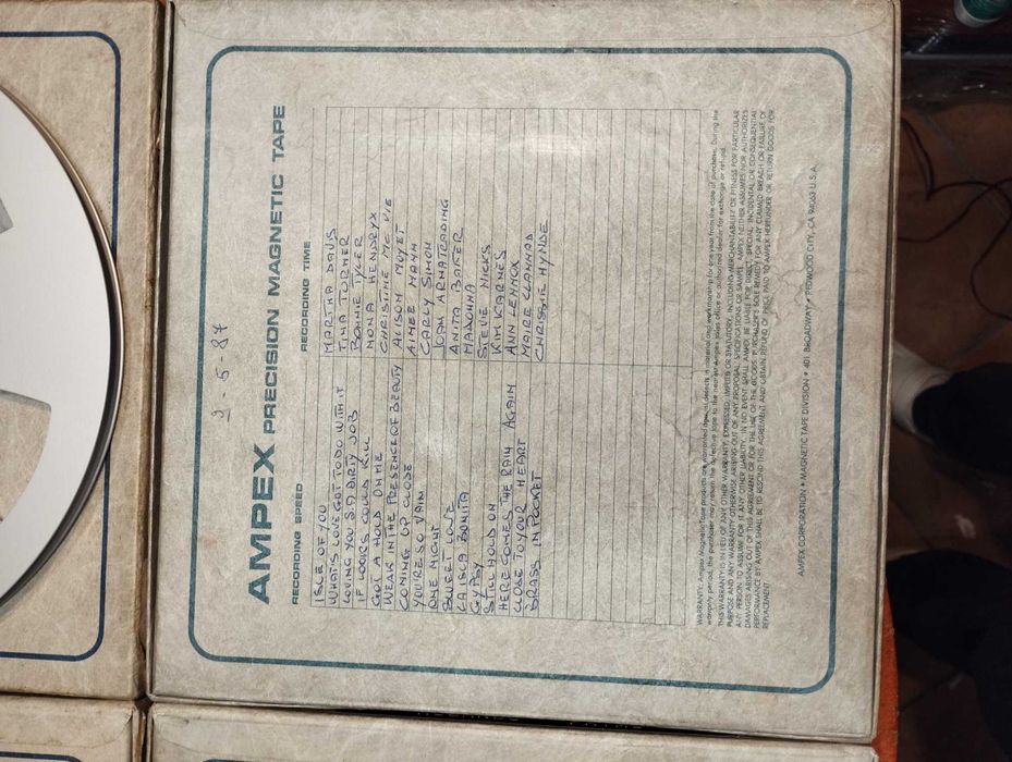 Bobine aluminiu AMPEX 26 cm – în stare foarte bună, netestate