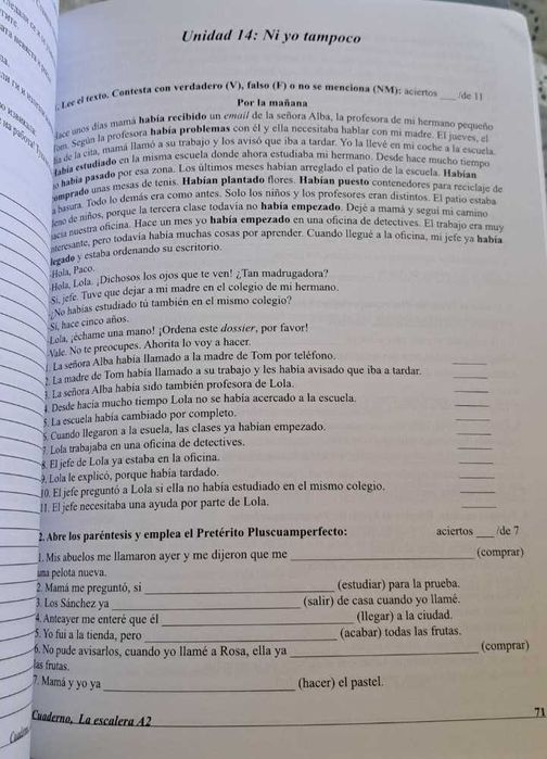 La Escalera A2 - Учебник и работна тетрадка по испанки език.