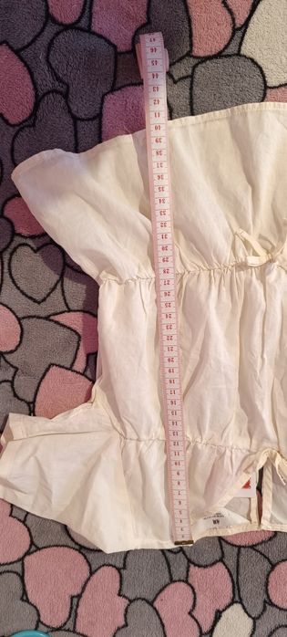 Bluză cotton pentru fetițe H&M, mărimea 128 (7–8 ani