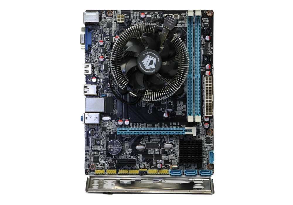 Мат.Плата PGA 989 Noname DJ-H55M 2x DDR3 В комплекте I3-380M 2.53GHz +