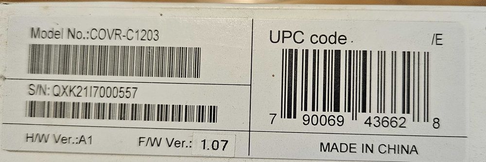 Router Wi-Fi Mesh D-Link COVR-C1203, 3-Pack, AC1200, Gigabit