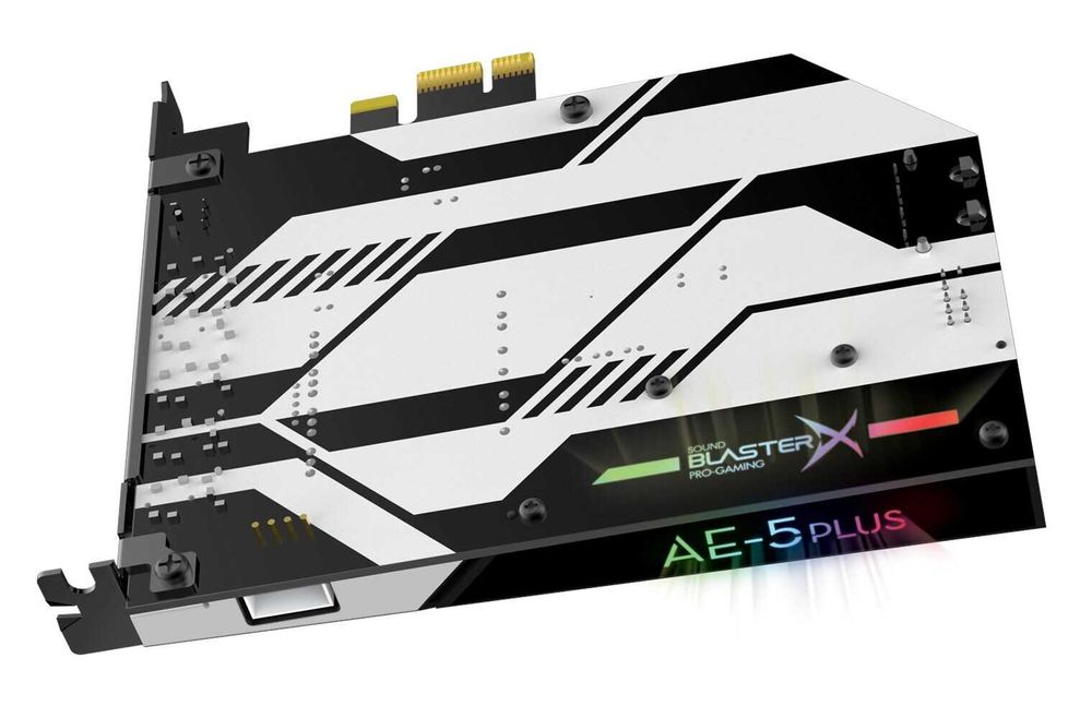Звукова карта Creative Sound Blaster X AE-5 Plus Pure Edition/Xamp/RGB