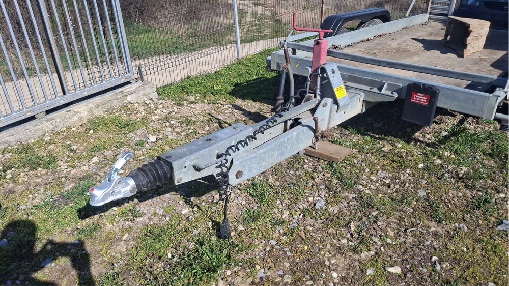 Vand remorca trailer utilaje 3500 kg  hubiere