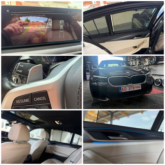 Bmw 530e M pack 2.0benzina 292cp euro 6 plug in hybrid trapa camera navi mare Rar efectuat KM reali/buy/back/rate
