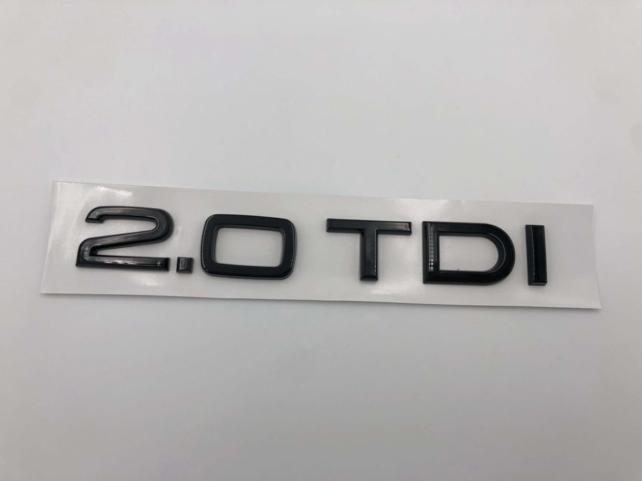 Emblema Audi 2.0 TDI spate negru