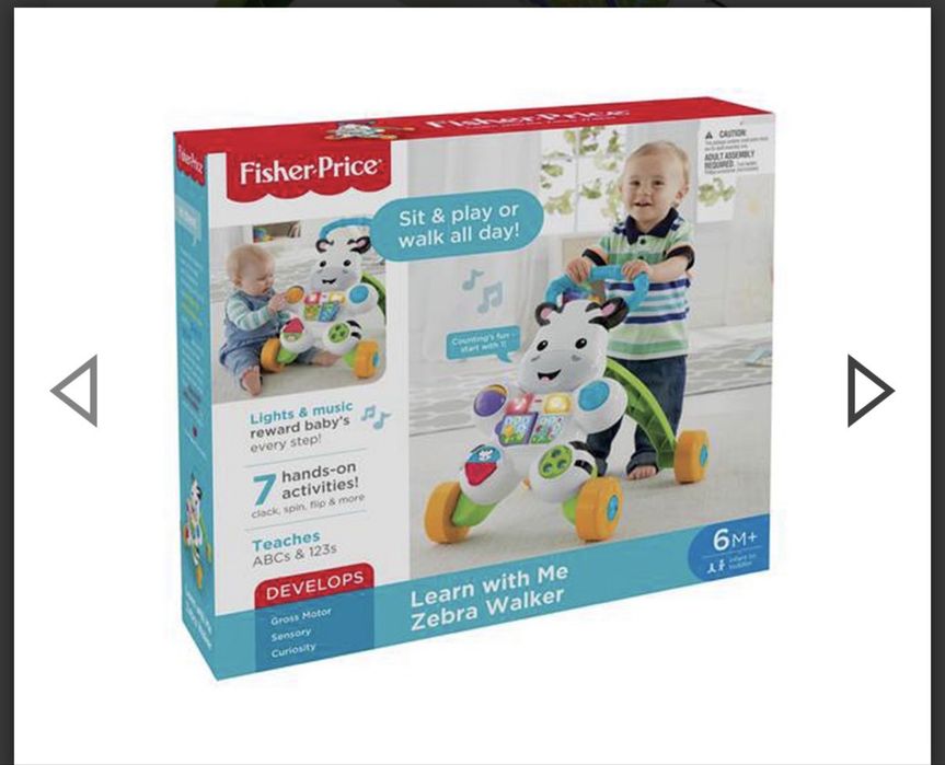 Музикална проходилка Зебра - Fisher Price