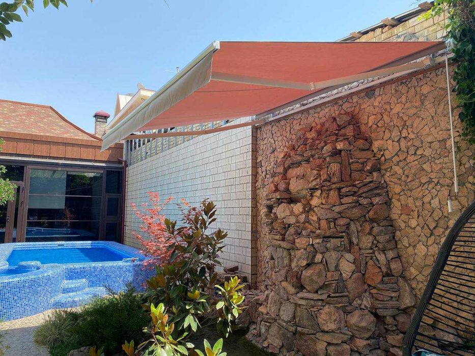 Klassik Markiza. Tent. Soyabonlar / Тент. Складной навес для террас.