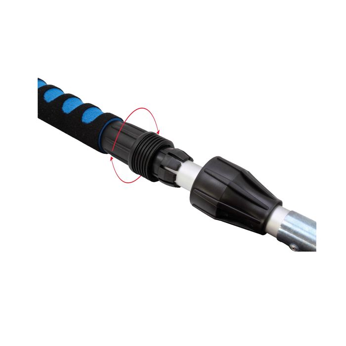 Perie telescopica pentru curatat, spalat auto, maner 95 - 156 cm,