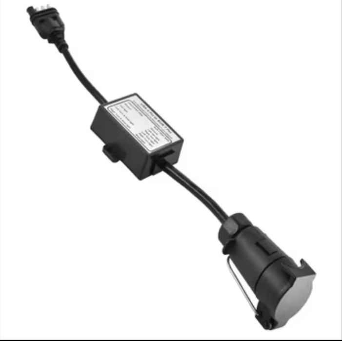 Адаптер 4-пинов (US) към 7-пинов (EU) за теглич