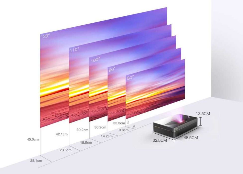 UST Проектор CHiQ V8S 4K UHD- 80-150"