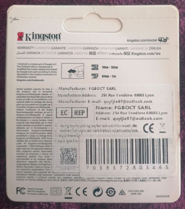 256 gb card Kingston sigilat