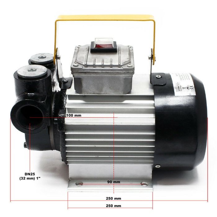 Pompa transfer motorina 220 cu furtun si pistol