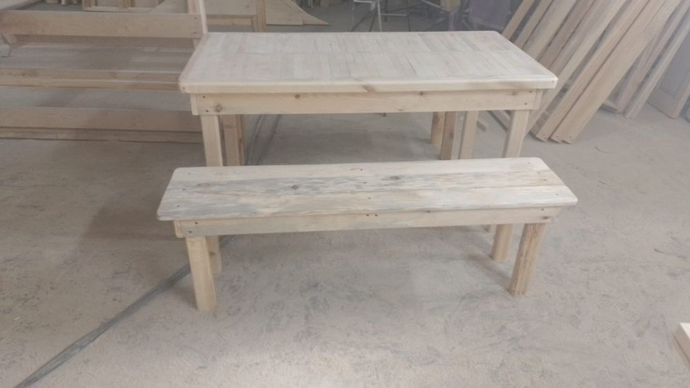 Столы со скамейками