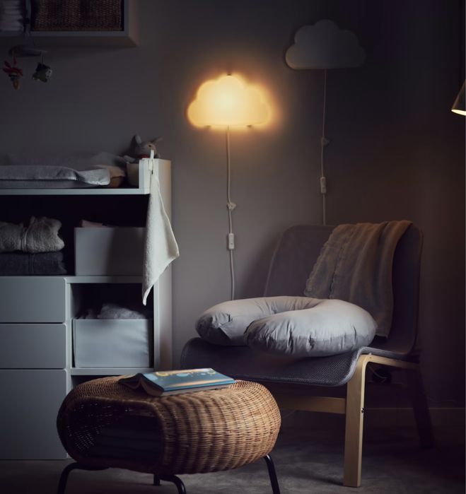 Cadou + Pernă copil/ pentru alaptat gri, 60x50x18 cm