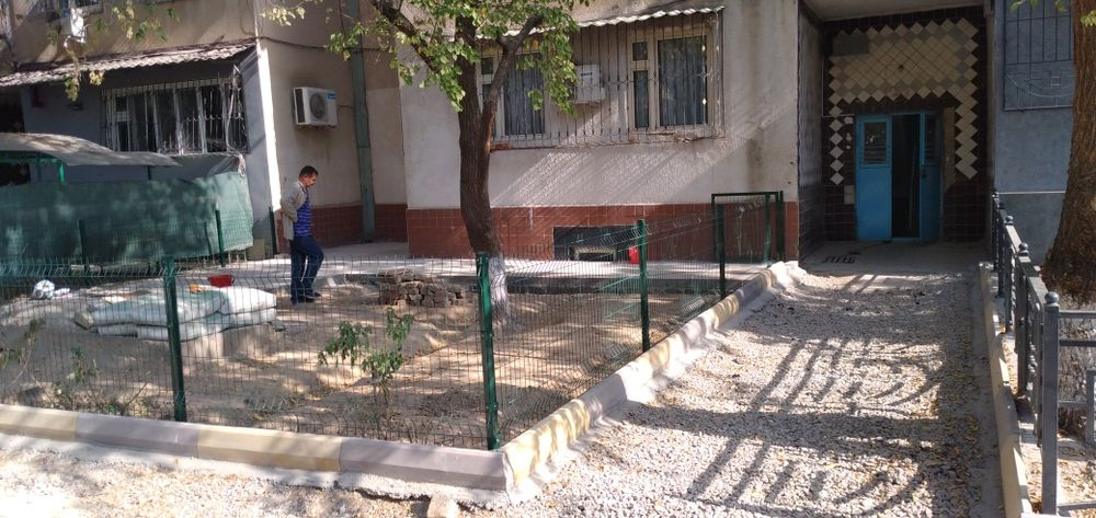 Установка еврозабор