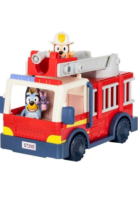 НАМАЛЕНА! Оригинална BLUEY Пожарна с 2 фигури /Блуи
