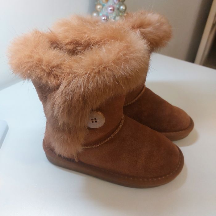 Ugg fetita piele naturala