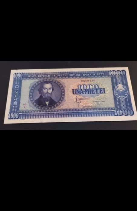 BANCNOTĂ 
1000 Lei 1950 stare foarte bună, rar