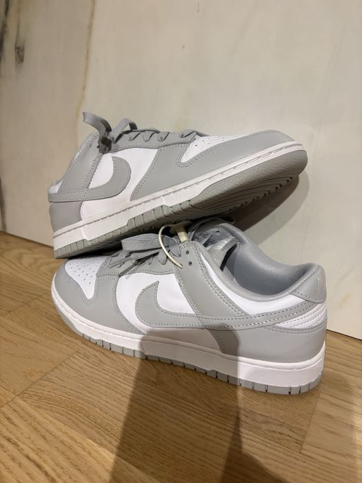Nike dunk low grey fog  42