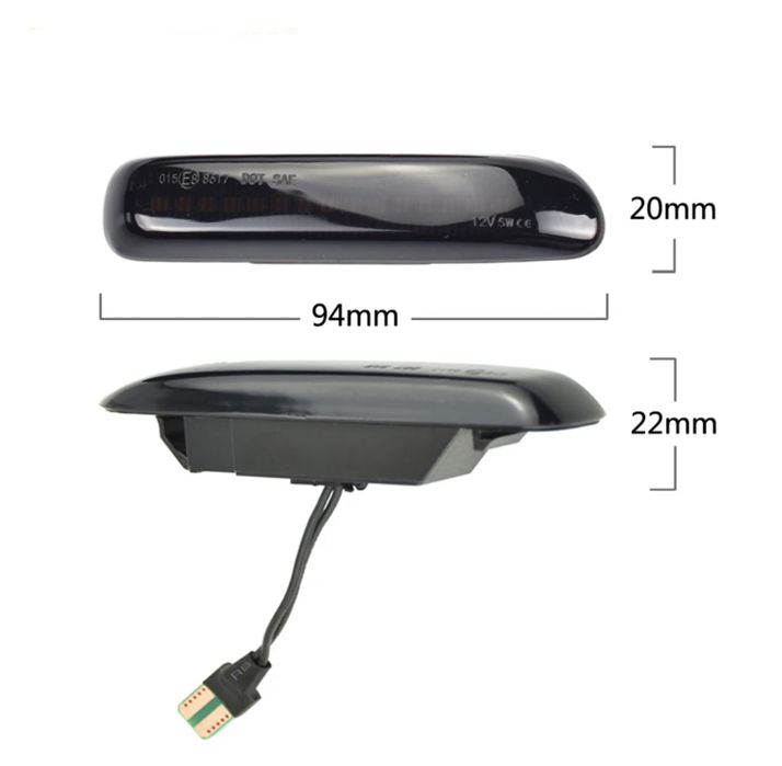 Semnalizare aripa dinamica fumurie Bmw Seria 3 e46 coupe Nfl