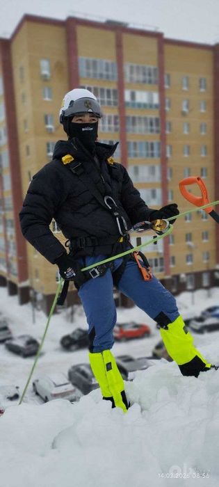 Альпинист проф. Услуги высотника альпинистов. Alpinist xizmatlari.
