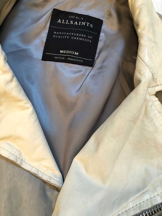 AllSaints geaca piele M, barbateasca, retail 595 euro