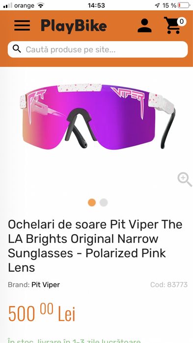 Vand ochelari de soare  pit viper originali