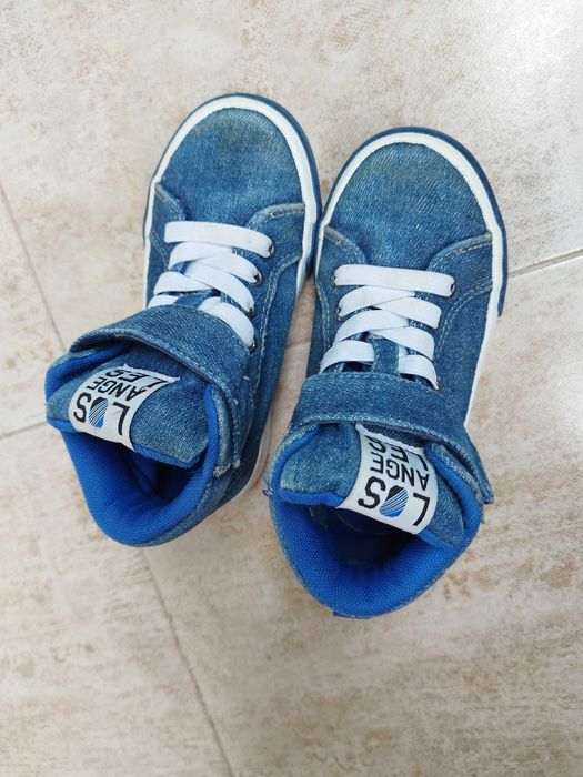 Детски плътни кецове от деним Los Angeles