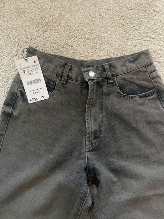 Дамски сиви дънки