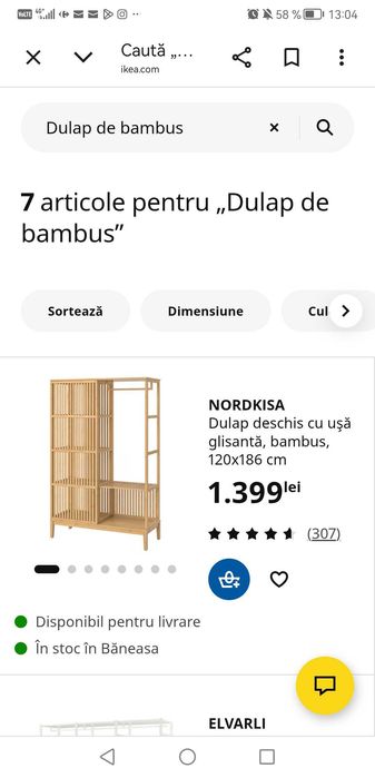 Dulap din bambus