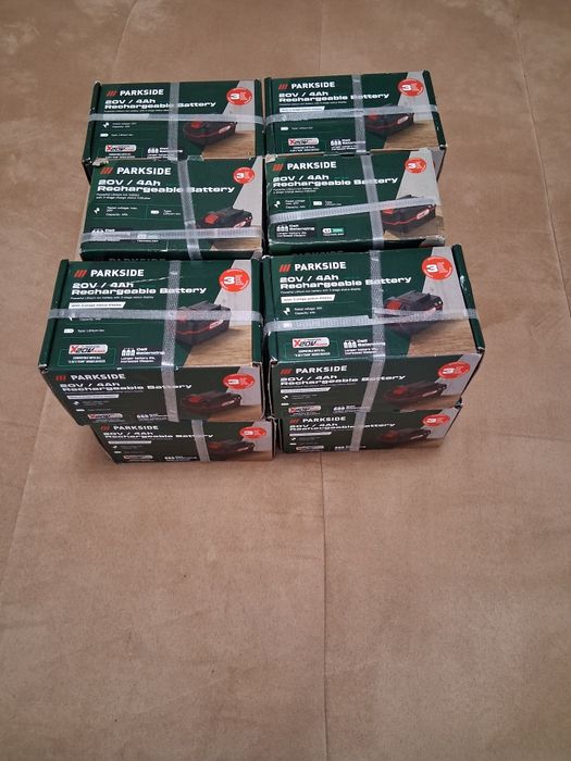 Baterii Parkside 20V 4Ah noi sigilate ridicare personal nu livrez
