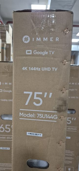 ТЕЛЕВИЗОР IMMER 55 UHD 4K SMART Google TV 144Hz  Skidka+Dostavka
