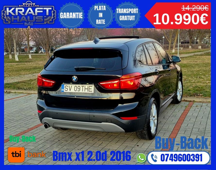 Bmw x1 2016 2.0d automat rate tbi