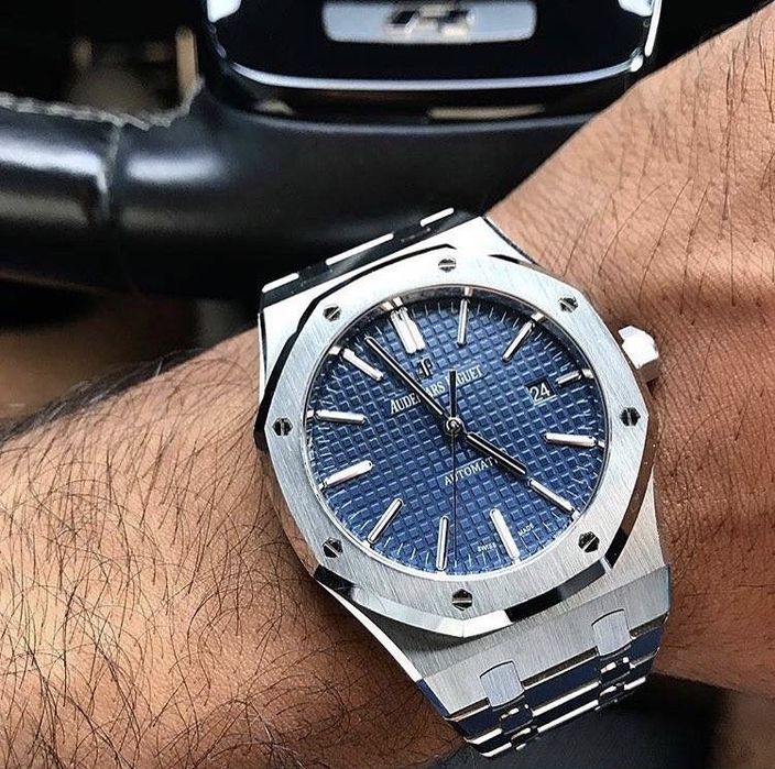 audemars piguet blue dial 41,mm