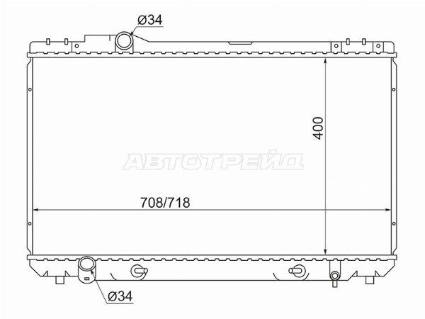 Радиатор Toyota Chaser