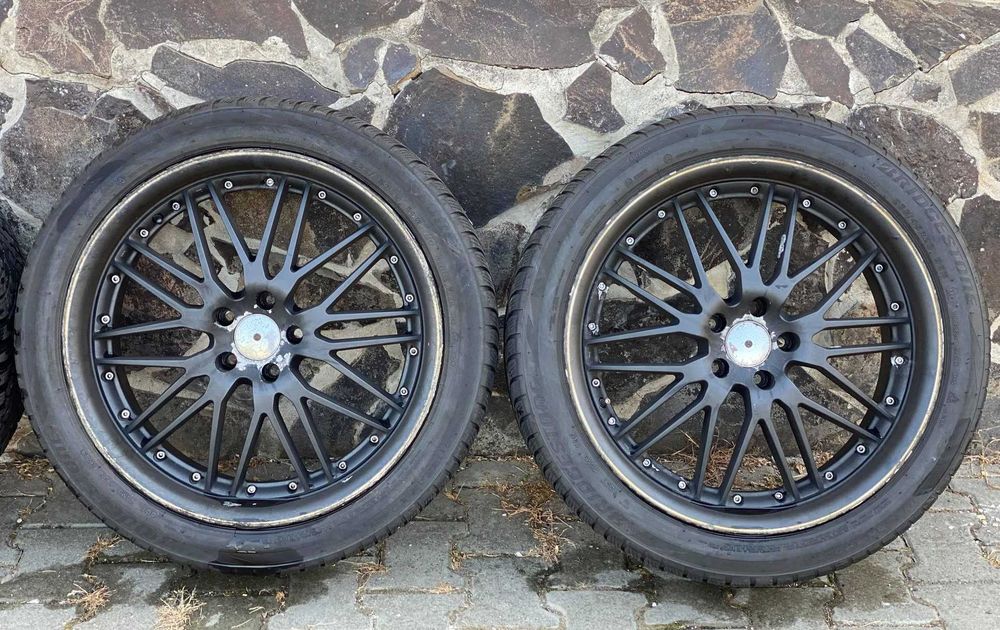 Jante Emotion Wasabi Matt Black-Polish R20, 5x112, Audi, Mercedes, Vw